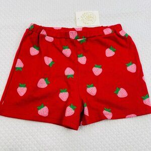 NWT The Beaufort Bonnet Co Girls Size 10 Shipley Shorts Strawberry Pima Cotton